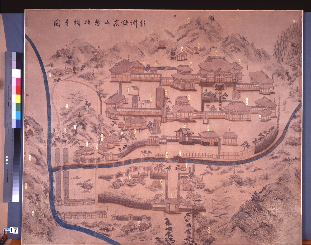 『能州諸嶽山惣持禅寺図』